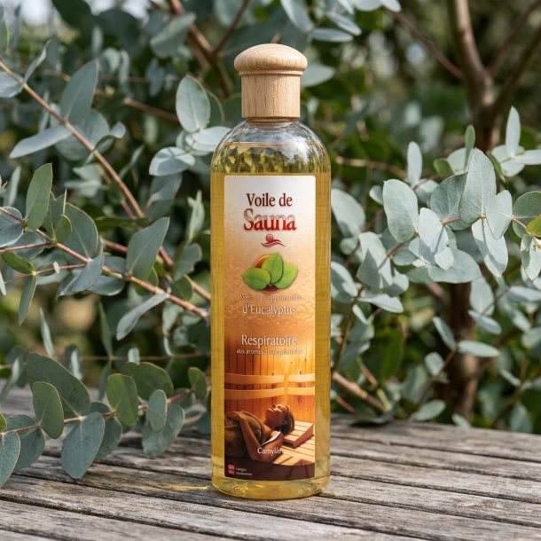 Sauna Aroma Duft Eucalyptus - Mynthe 250 ml - Camylle Voile de Sauna